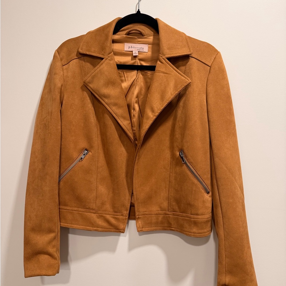 Tan Suede Women's Jacket
